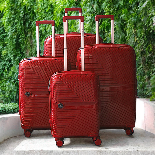 Leaves King PP 4Pc Luggage Set