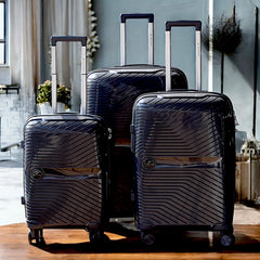 Leaves King PP 4Pc Luggage Set