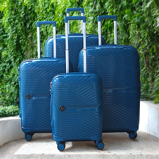 Leaves King PP 4Pc Luggage Set