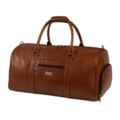The Premium Travel Gear Leather Garment Duffle – Elegant Weekender & Suit Carrier