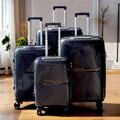 Leaves King PP 4Pc Luggage Set