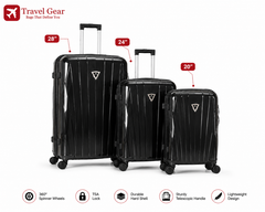 Leaves King Premium 360° Spinner Luggage with TSA Lock & Expandable Zippers – Unbreakable Polypropylene Travel Suitcase
